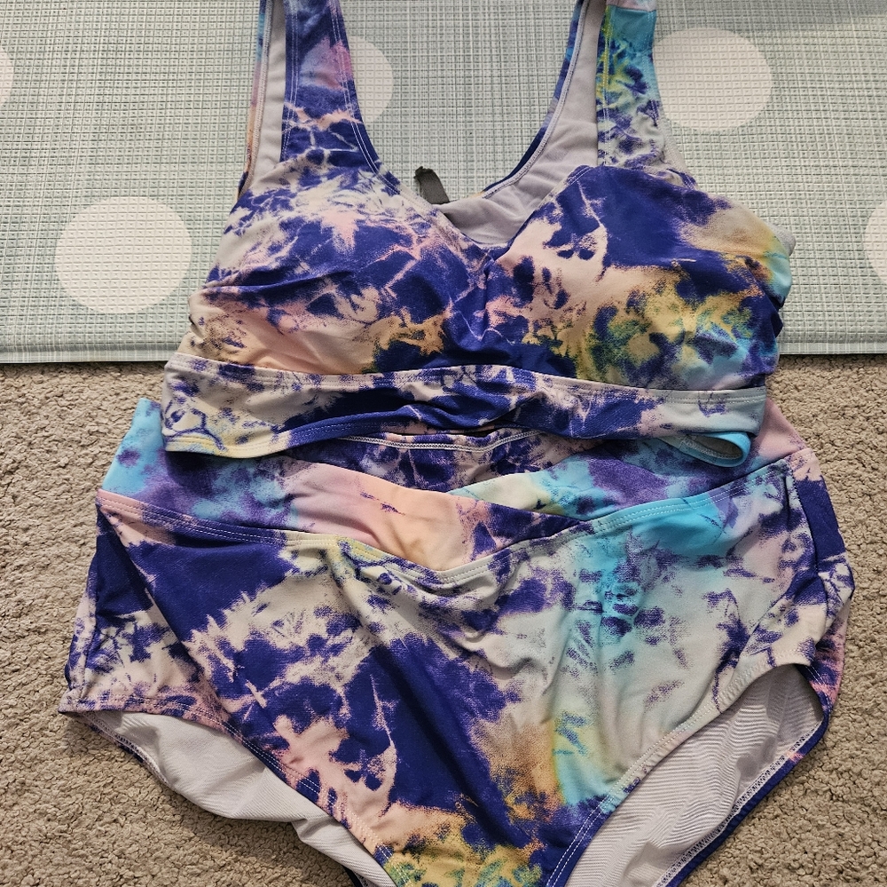 Torrid Multicolor Tie-Dye Bikini